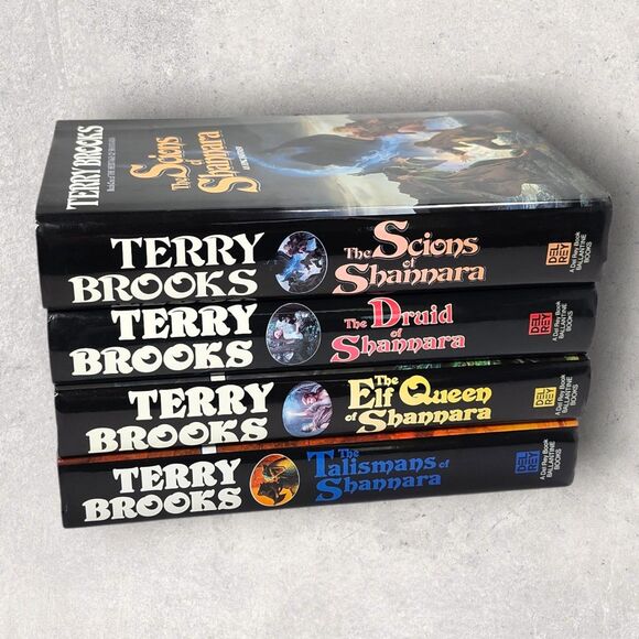 Terry Brooks Heritage of Shannara Quartet HC DJ First Edition Set 1990-1993 - Picture 2 of 15